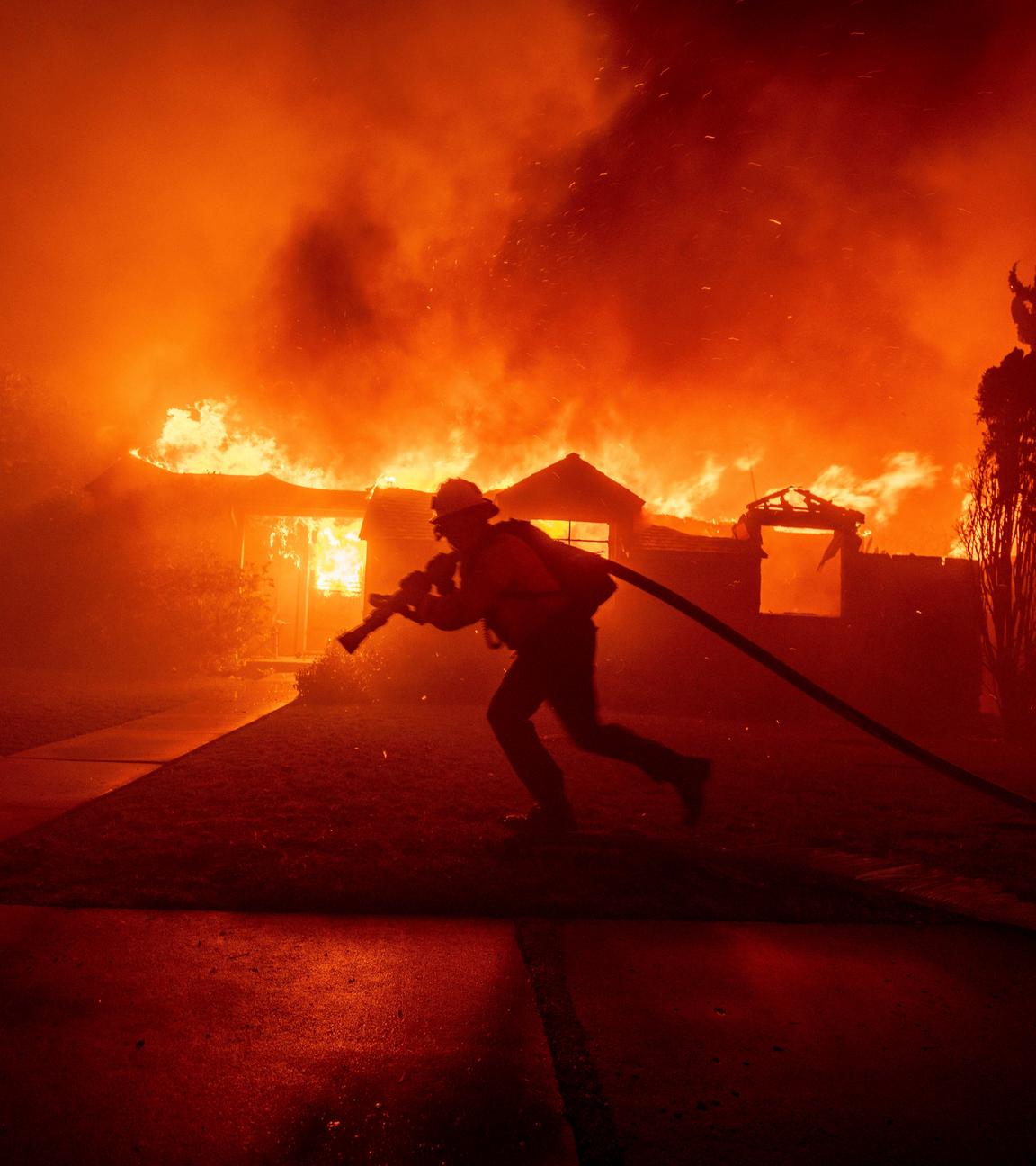 Feuer in Pacific Palisades bei Los Angeles.