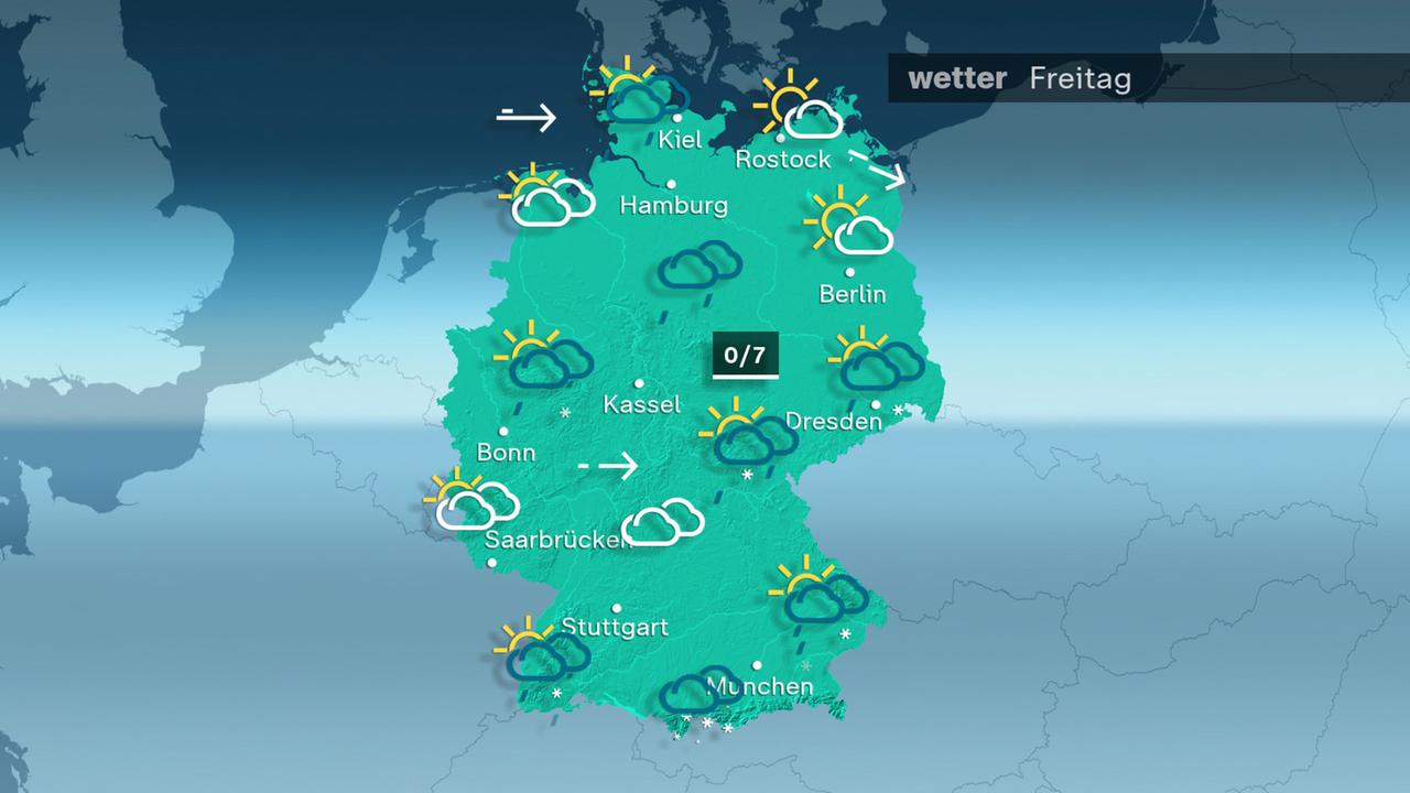 Das Wetter am Freitag 20.12.2024