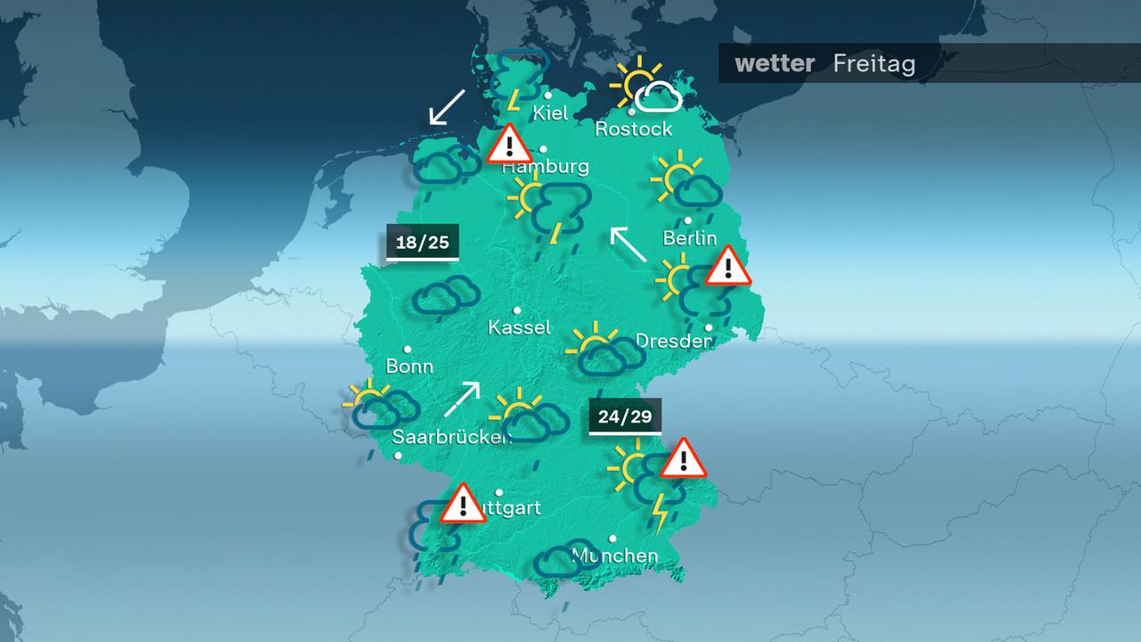 ZDFHeuteWetter Freitag 12.07.2024 