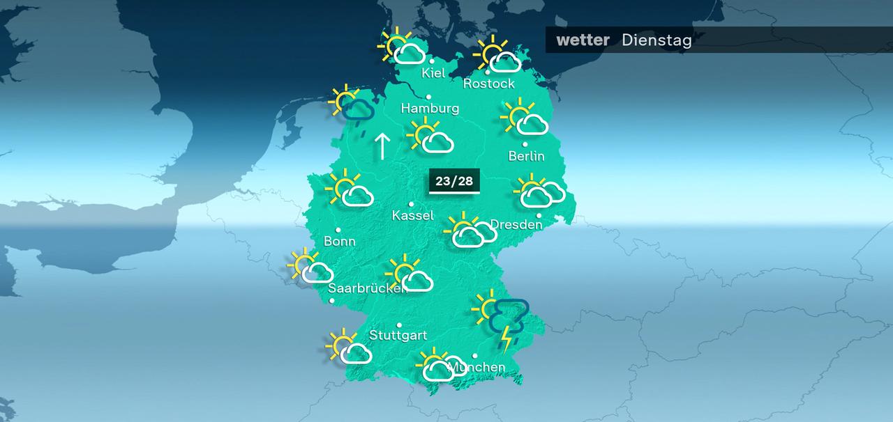 Wetterkarte: Vorhersage für den 20.08.2024