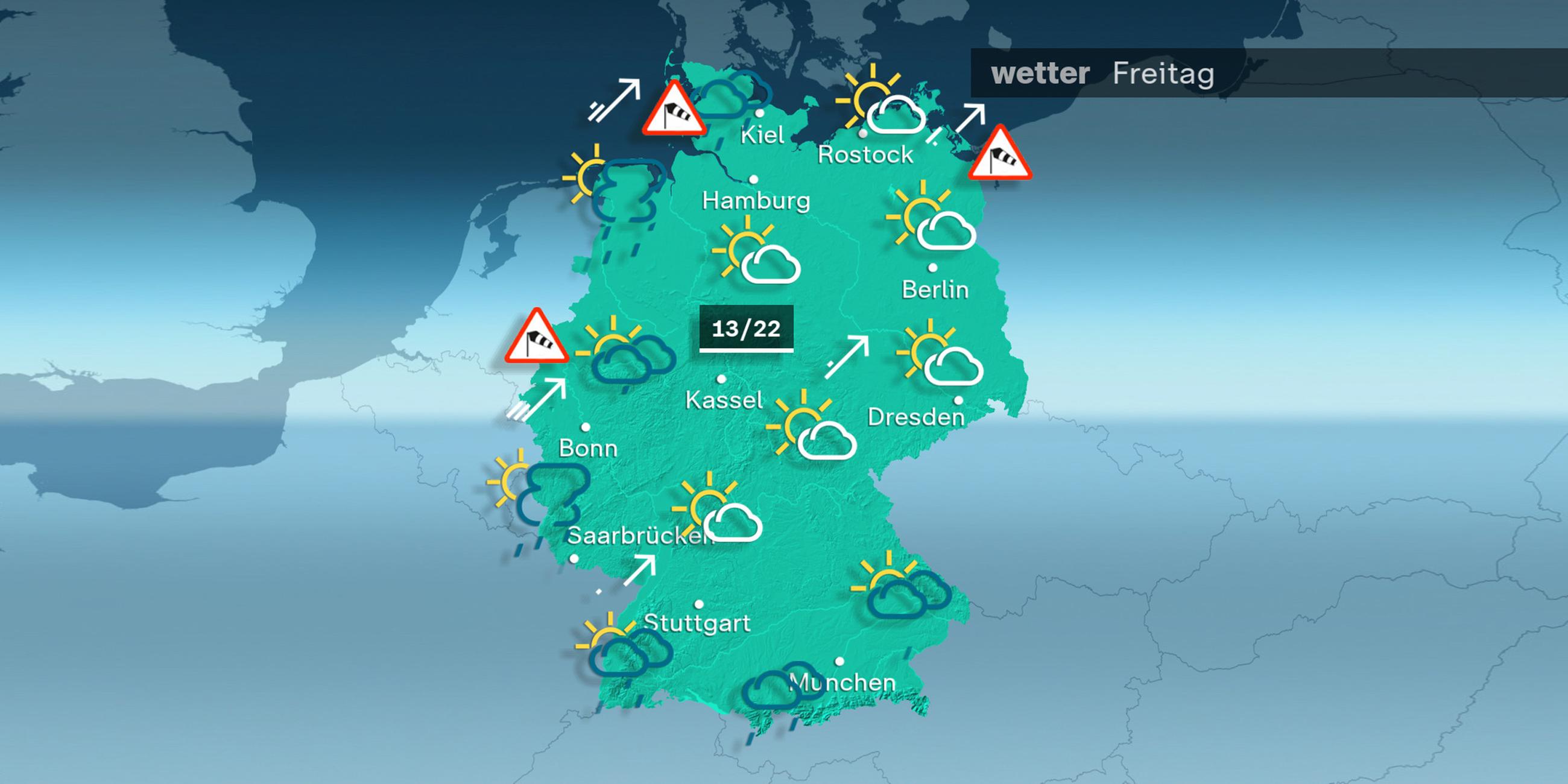 Wetterkarte: Vorhersage für den 27.09.2024