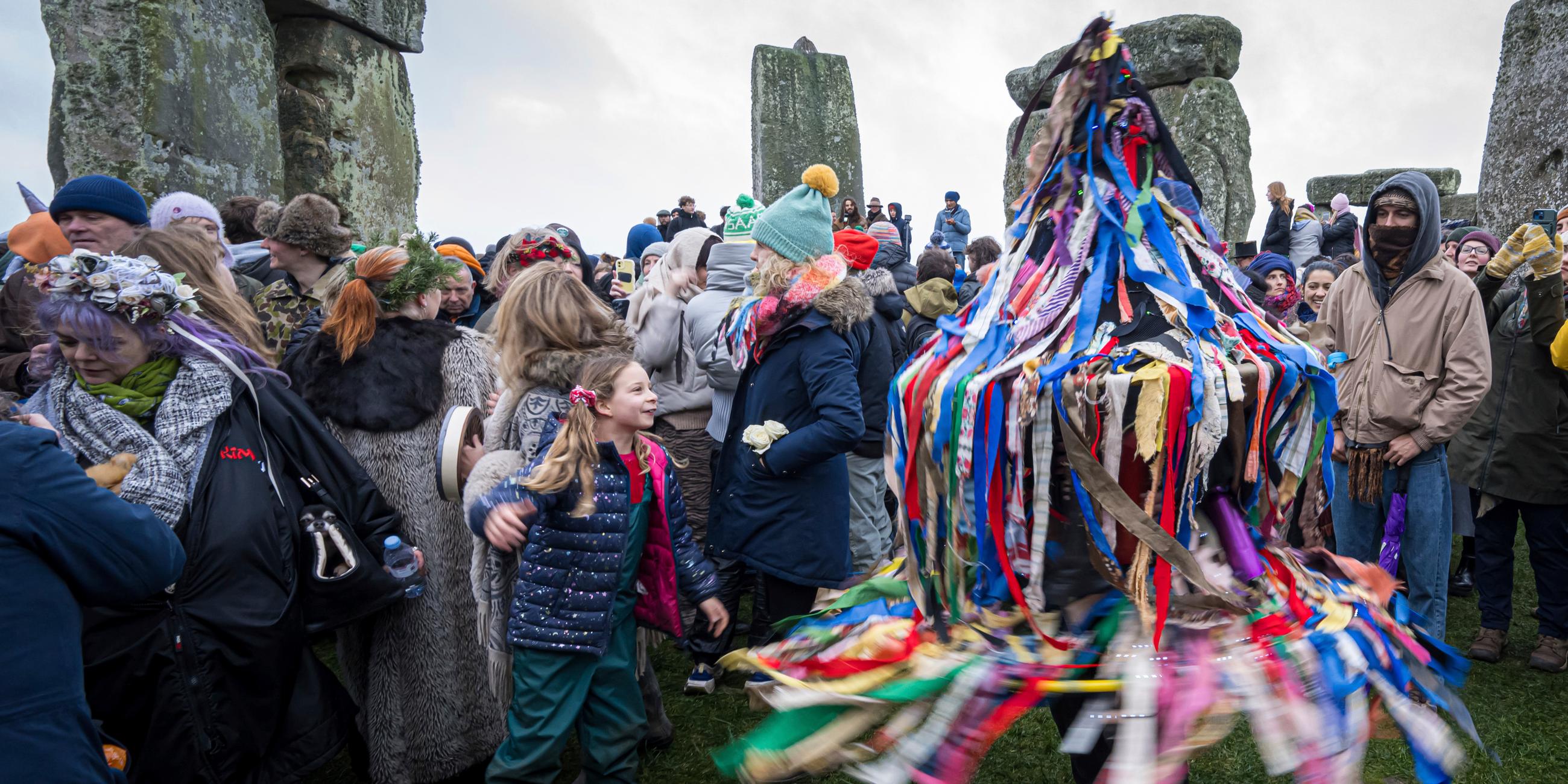 Wintersonnenwende in Stonhenge