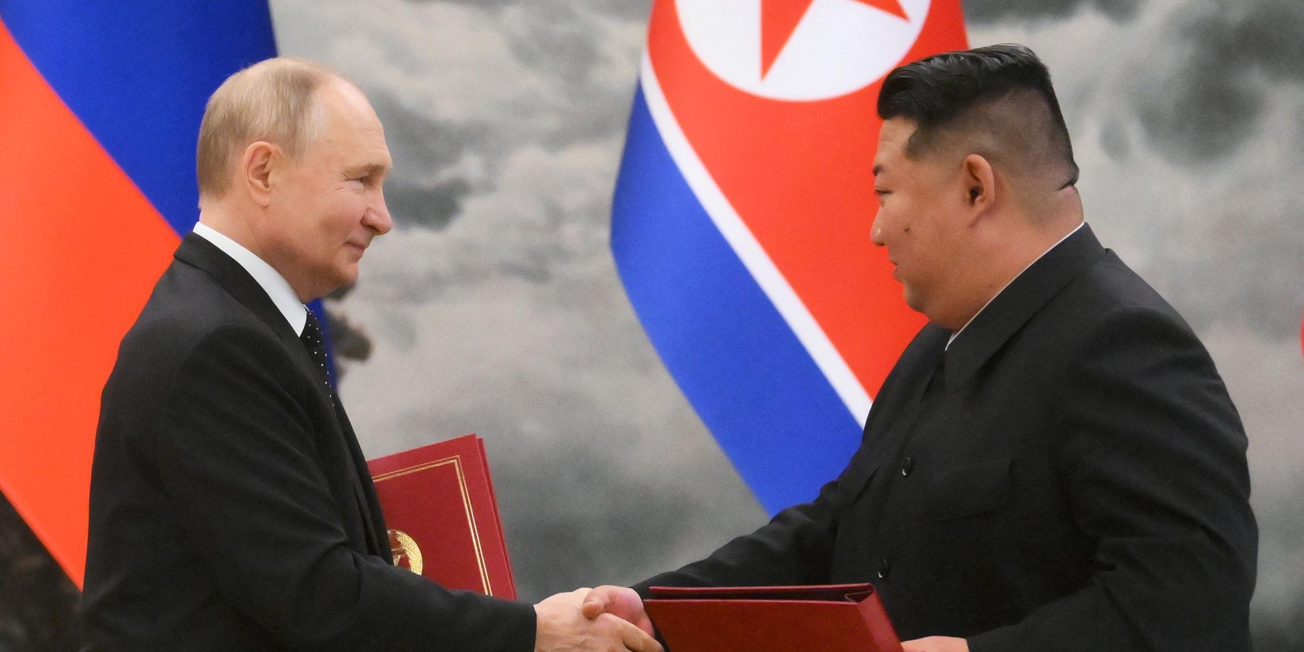 Wladimir Putin und Kim Jong Un
