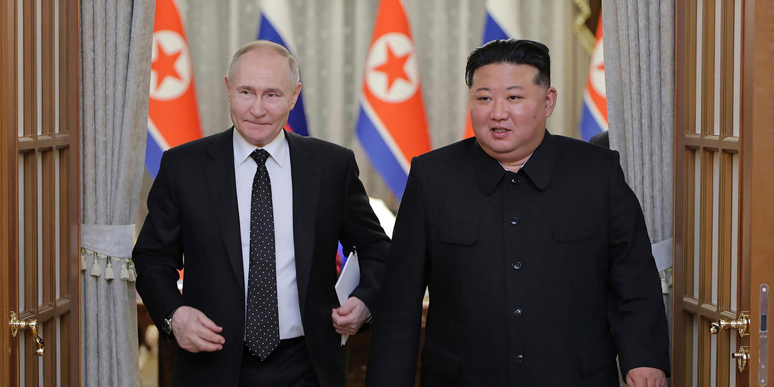 Wladimir Putin und Kim Jong Un