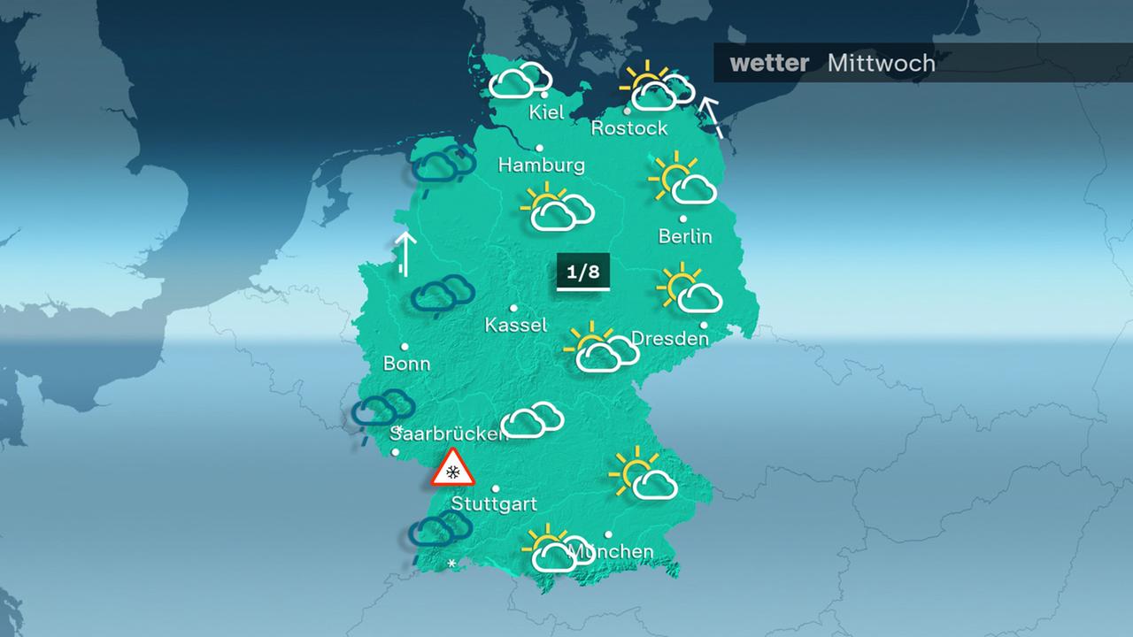 ZDFWetter von Mittwoch, den 22.01.2025