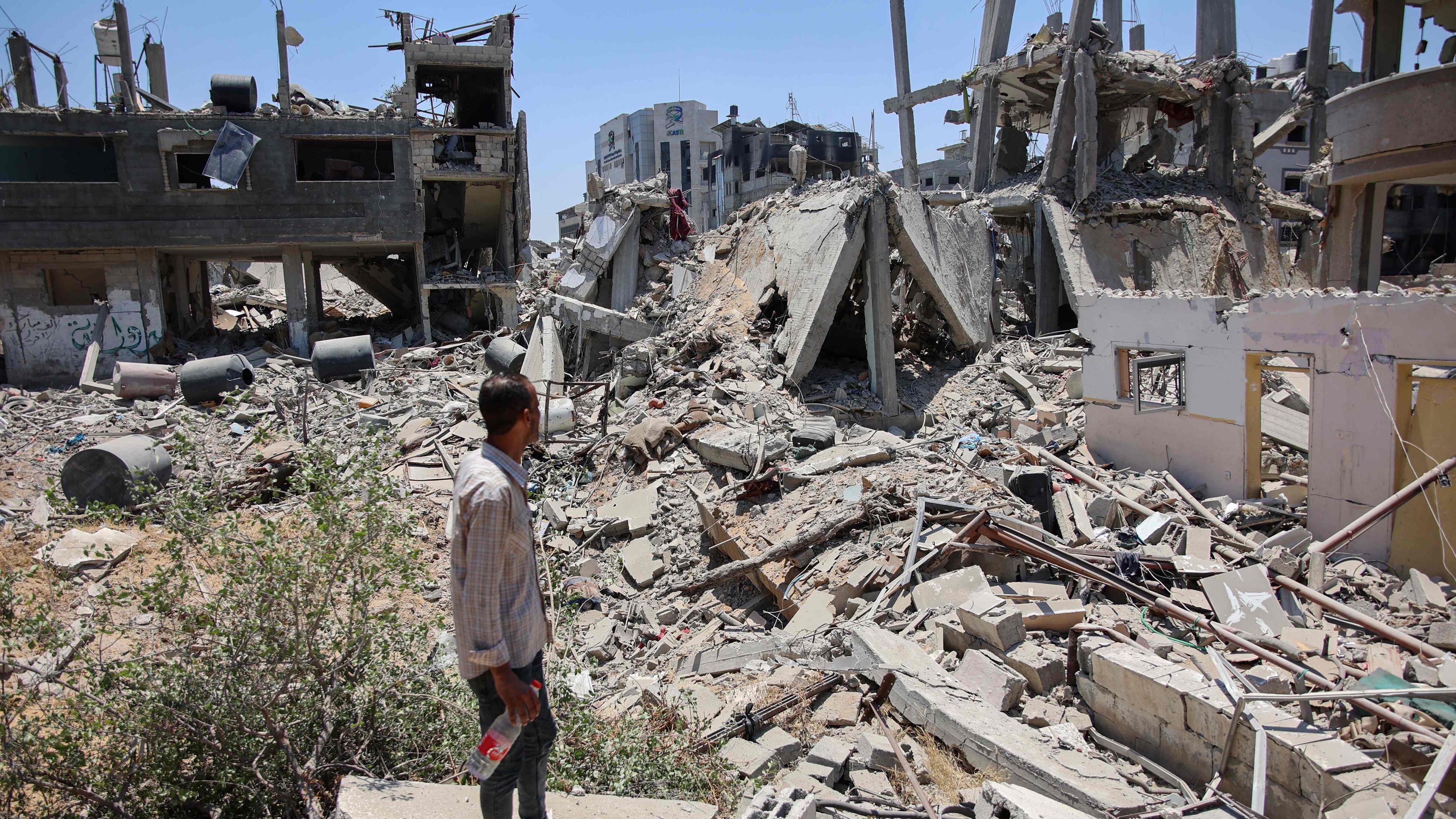 Zerstörung im Viertel Tal Al-Hawa im Süden von Gaza-Stadt