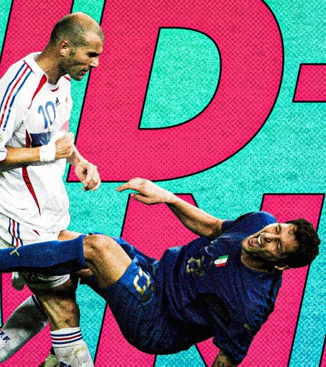 Fußball: Zinedine Zidane und Marco Materazzi.